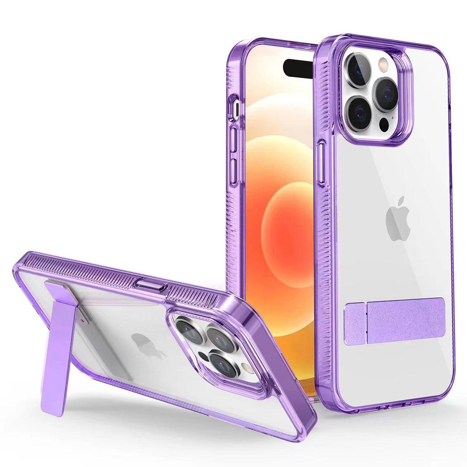 G Style For iPhone 14 Pro Max TPU Acrylic Phone Case Transparent Phone Cover with Kickstand G Style For iPhone 14 Pro Max TPU Acrylic Phone Case Transparent Phone Cover with Kickstand